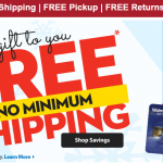 Walmart ~ FREE Shipping – NO Minimum All Day Today 12/26 !